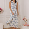 Coastal Society Floral Midi Dress Image - 1