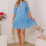 Uptown Romance Lace Mini Dress Image - 1