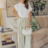 The Camille Midrise Barrel Leg Stripe Jean Image - 1