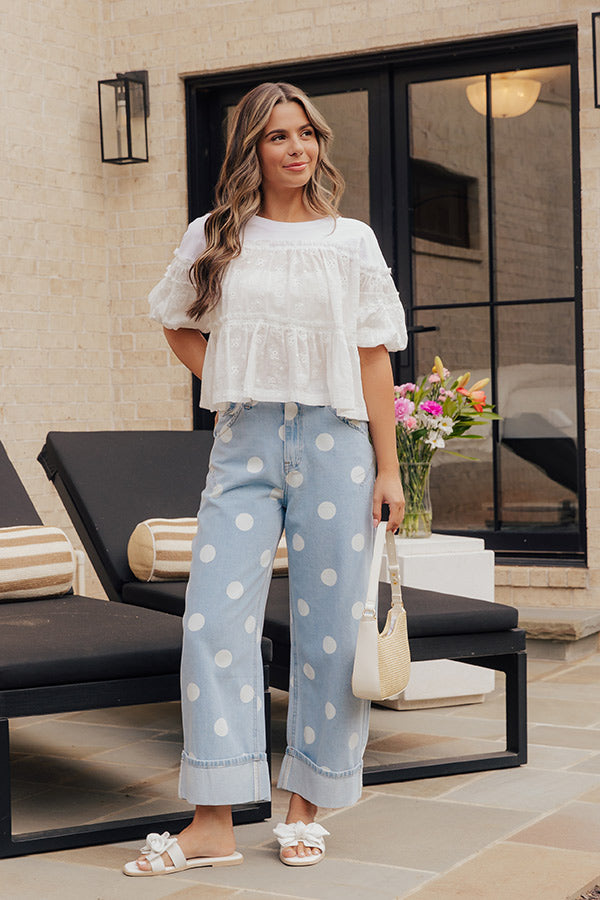 Sweet Spot Midrise Barrel Leg Jean