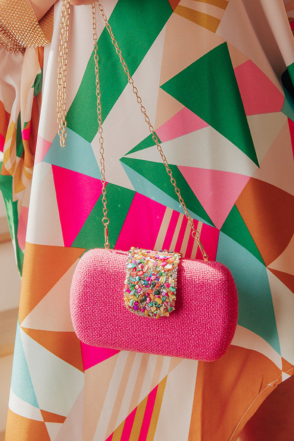 The Dolly Tweed Hard Shell Clutch