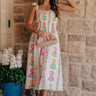 Cozumel Cutie Floral Smocked Midi Dress Image - 1