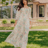 Wrapped in Romance Floral Smocked Eyelet Midi Dress Image - 1