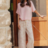The Emmylou Midrise Floral Wide Leg Jeans Image - 1
