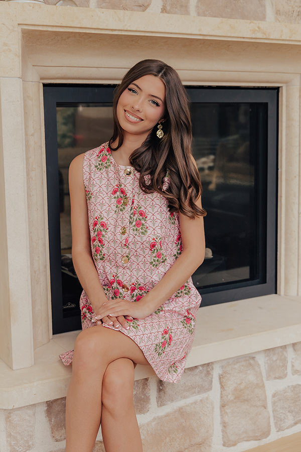 Bloomfield Floral Button Down Mini Dress Image - 3