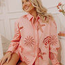 Seaside Bliss Button Up Top in Pink Image - 1