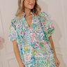 Capri Garden Floral Top Image - 1
