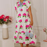 Hydrangea Season Midi Dress Image - 1