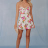 Uptown Bloom Babe Front Tie Mini Dress Image - 1