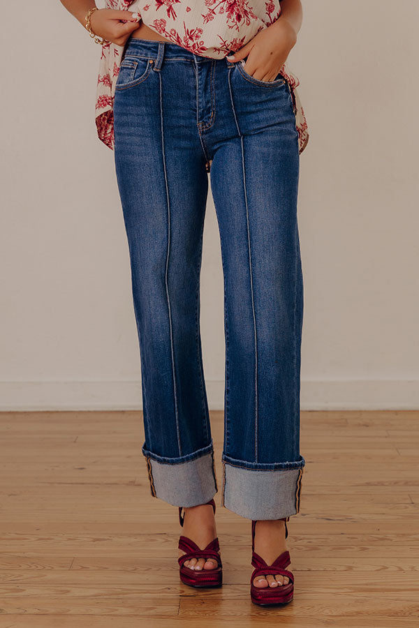 RISEN Hilary High Waist Straight Leg Jean Image - 1