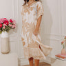 Oasis Escape Midi Dress in Iced Latte Image - 1
