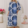 Amalfi Views Caftan Midi Dress in Navy Image - 1