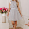 Capri Coast Stripe Mini Dress Image - 1
