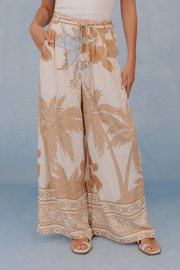 Oasis Escape High Waist Wide Leg Pants