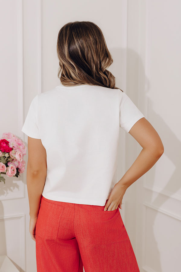 Effortless Muse Tee in White Image - 3