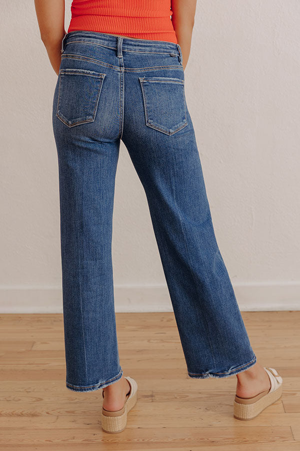 RISEN Kalena High Waist Tummy Control Straight Leg Jean Image - 5