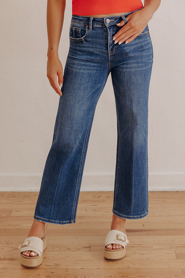 RISEN Kalena High Waist Tummy Control Straight Leg Jean Image - 3