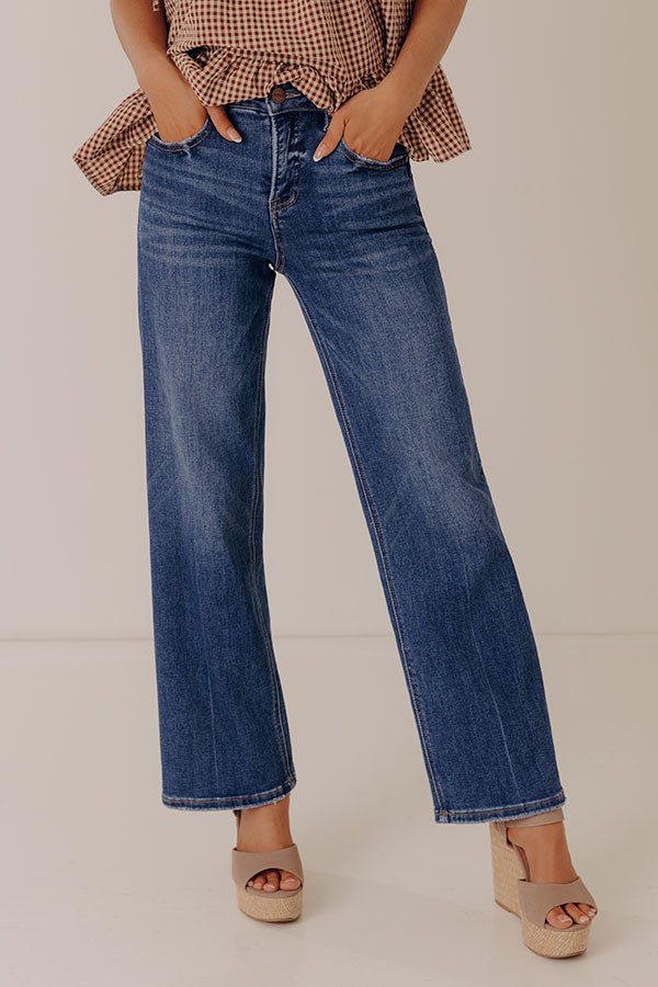 RISEN Kalena High Waist Tummy Control Straight Leg Jean Image - 2