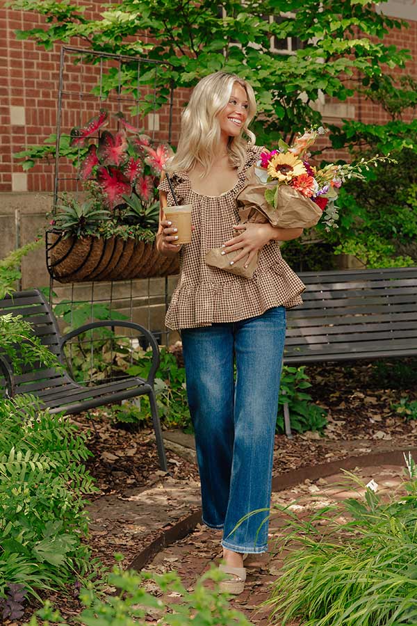 RISEN Kalena High Waist Tummy Control Straight Leg Jean Image - 1