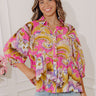 Sweet Moments Floral Babydoll Top in Bubblegum Pink Image - 1