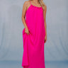 Color Pop Maxi Dress In Hot Pink Image - 1