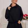 Road Trip Chic Hoodie in Black Image - 1