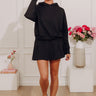Road Trip Chic High Waist Mini Skirt in Black Image - 1