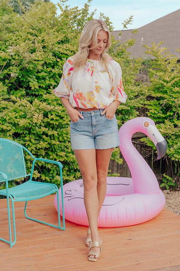 Vineyard Brunch Floral Top Image - 2
