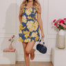 Caught Your Eye Floral Linen-Blend Mini Dress Image - 1