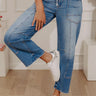 RISEN Calvin Midrise Barrel Leg Jean Image - 1