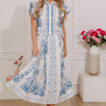 Kensington Garden High Waist Floral Midi Skirt Image - 1
