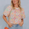 Mosaic of Style Floral Embroidered Top Image - 1