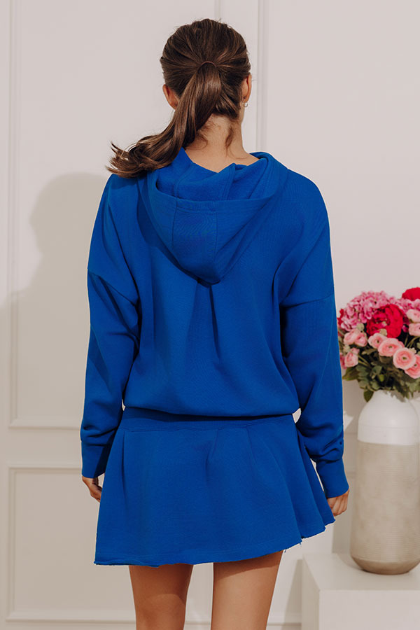 Road Trip Chic Hoodie in Royal Blue Image - 3