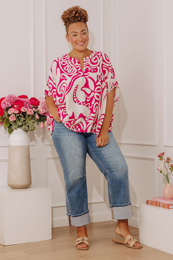 RISEN Kristy High Waist Straight Leg Jean in Medium Wash Curves Image - 2