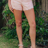 The Maggie High Waist Embroidered Scalloped Shorts Image - 1