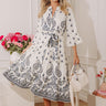 Vineyard Villa Paisley Midi Dress Image - 1