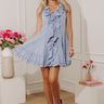 Ruffle Me Pretty Stripe Mini Dress Image - 1