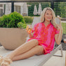 Capri Views Floral Mini Dress in Pink Image - 1