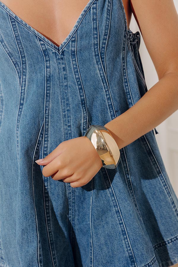 Statement Piece Hinge Cuff Bracelet