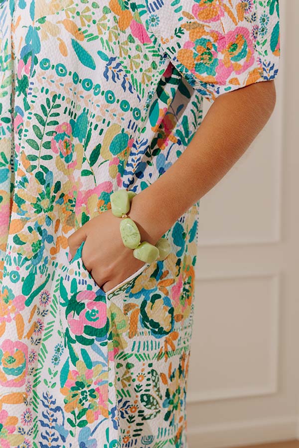 Color Pop Stretch Bracelet in Lime Punch Image - 1