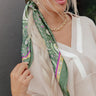Vacay Ready Floral Satin Hair Scarf Image - 1