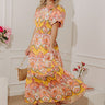Bohemian Belle Floral Midi Dress Image - 1