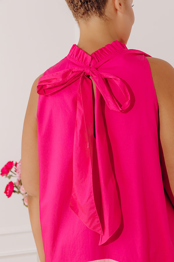Sunset Social Color Block Mini Dress Curves Image - 5