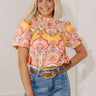 Bohemian Belle Floral Top Image - 1