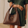 Penthouse Views Faux Leather Large Tote in Chestnut Image - 1