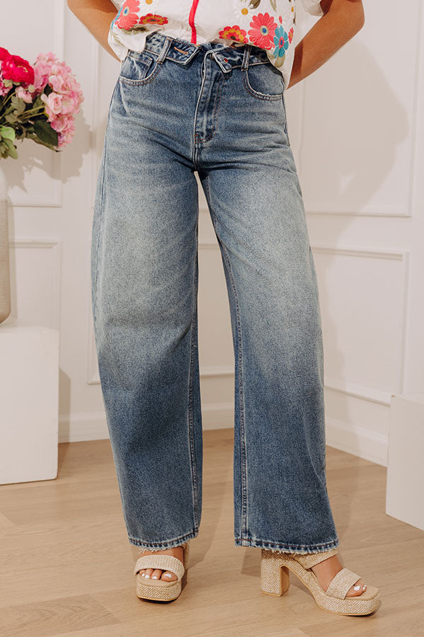 The Tate Midrise Relaxed Barrel Leg Jean