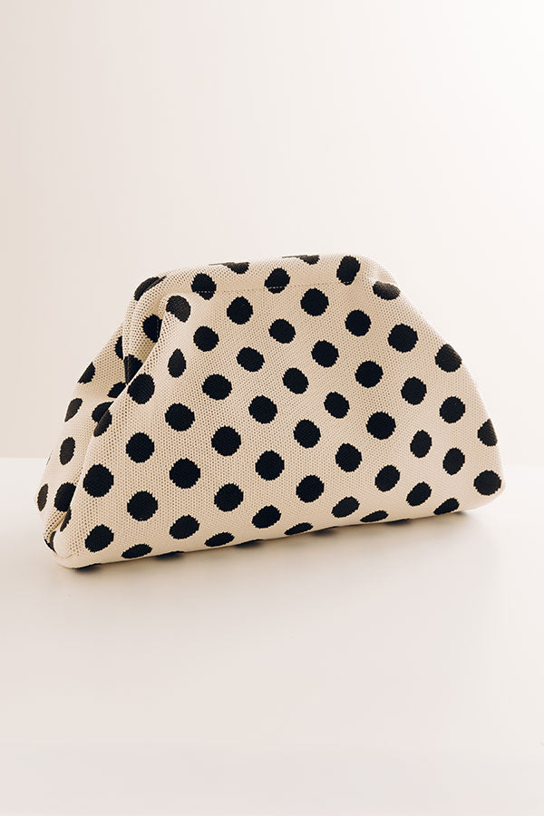 Spot On Knit Clutch Image - 3