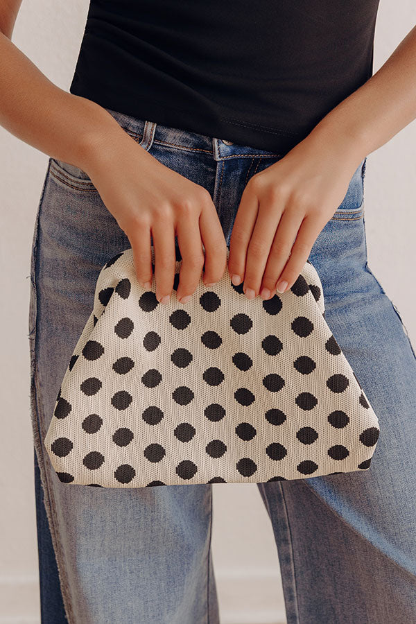 Spot On Knit Clutch Image - 1