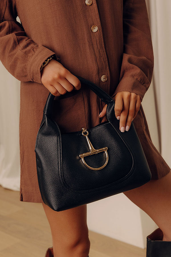 Penthouse Views Faux Leather Purse