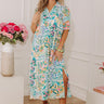 Party Blooms Floral Midi Dress Image - 1